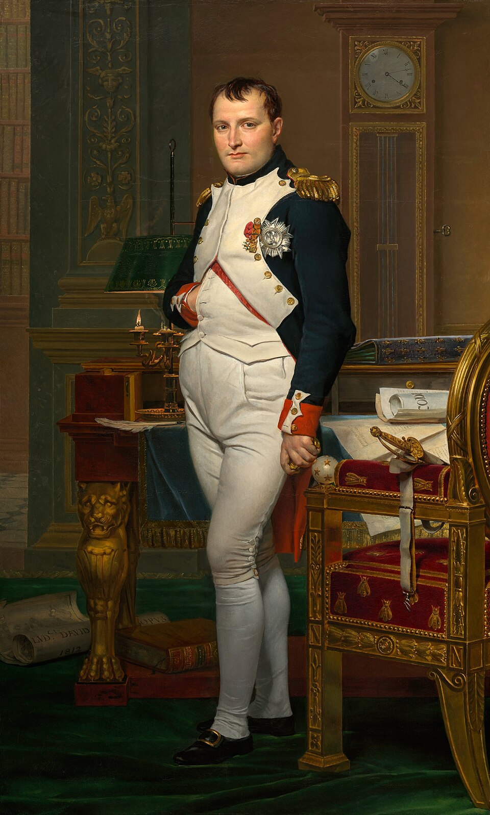 Napoléon dans son bureau aux Tuileries, Jacques-Louis David